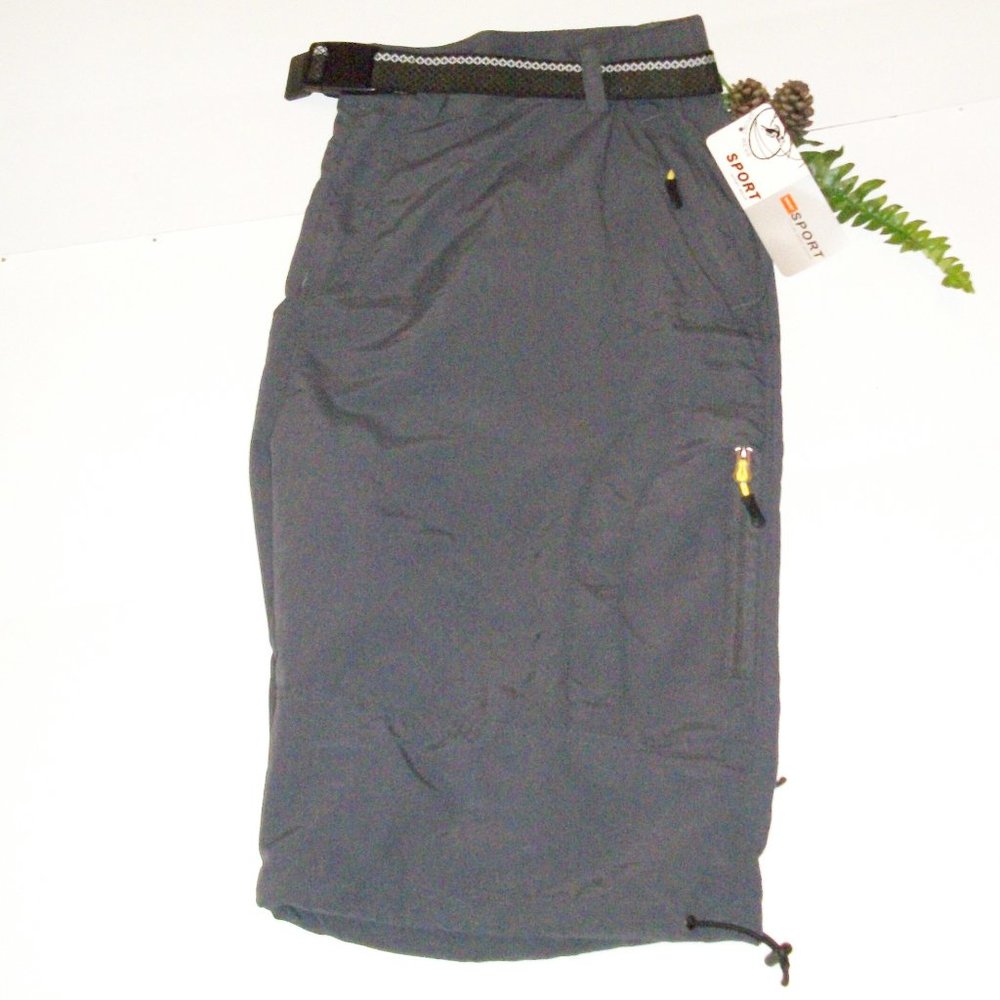 SPORT WEAR Sz 38 Gray Athletic Shorts NWT